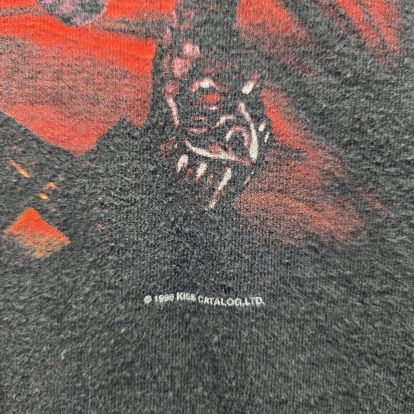 Vintage KISS Destroyer Shirt Mens XL Black 20 Years Tour Band Rock Tee 90s - Picture 5 of 12